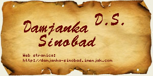 Damjanka Sinobad vizit kartica